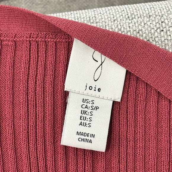 Women's Ribbed Red Sweater Set - Picture 2 of 4